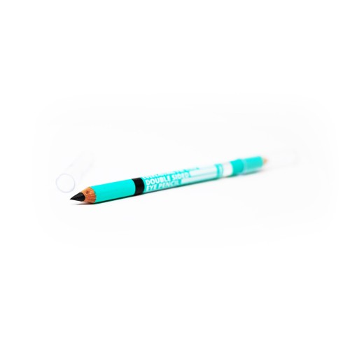 Double sided Eyeliner pencil Eye-edge (Heavenly black + glitter)
