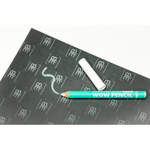 WHITE Disposable eyebrow pencils pack of 5 = 25 pencils