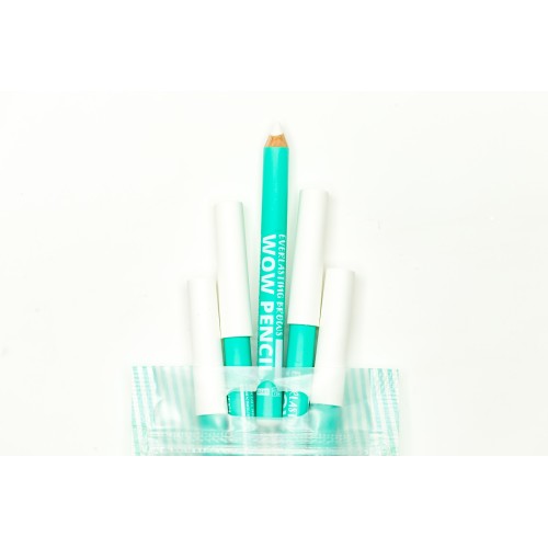 WHITE Disposable eyebrow pencils pack of 5 = 25 pencils